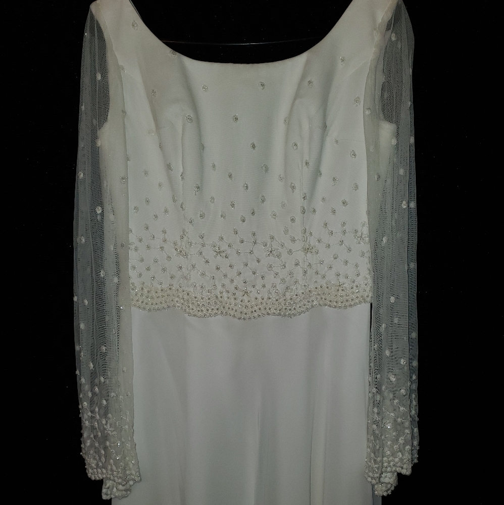 Emme bell sleeve gown